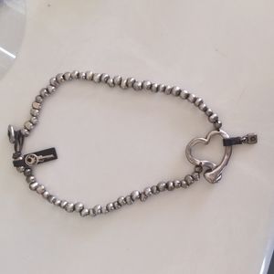 UNO de 50 Silver Beaded Necklace with Toggle Clasp